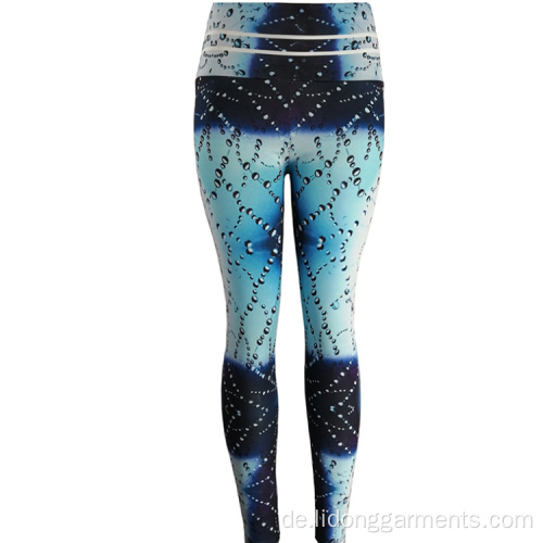 Hoher Taillendruck Spandex Custom Yoga Hosen Leggings